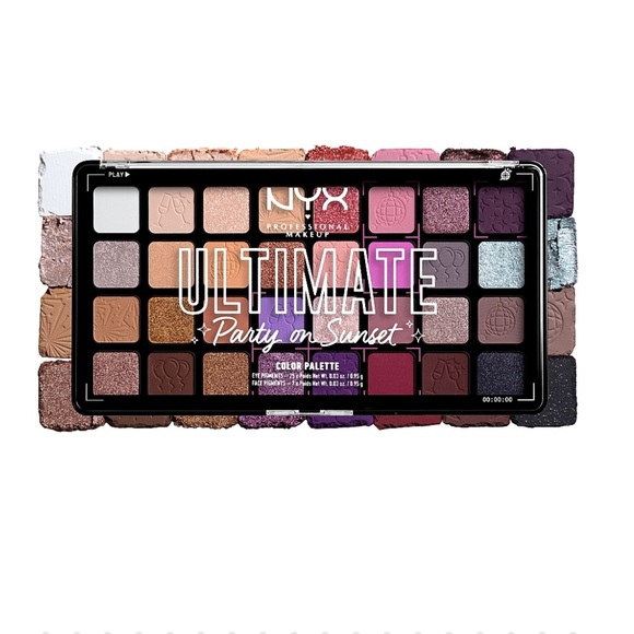 NYX Professional Makeup Ultimate Party on Sunset Eyeshadow Pallet - Picture 2 of 4